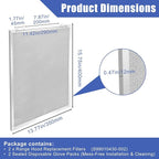 S99010430-002 Range Hood Filter 15-3/4" x 13-7/8" x 3/8"(2-Pack,5-Layer Aluminum Filter)4512880 Compatible with B.roan,N.utone,HPF30 Range Hood Filters