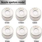 Haueeschoen 80pcs Brass Misting Nozzle Kit for Cooling System, High Pressure 3/16" Threaded Mister Nozzles, Anti-drip Fogging Spray Head for Landscaping, Air Humidification, Spraying Disinfection