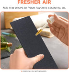 4x12 Inch Air Vent Filters Thickened 48-Pack Activated Charcoal, Carbon Filter Premium Floor Pre-Filter Work in Indoor Home Purifier, Air Conditioner 4" x 12" (Black) ULTRA GREEN