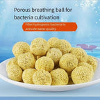 2500g 5.5lb Filter Media,bio Balls for Aquarium Filter，Pond Filter Media，Fish Tank Filter Media，Bio Balls Ceramic Rings ，Aquarium Filter Media with Mesh Bag