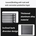 Aluminum Outdoor Condenser Protective Cover, freestanding Enclosure to Cover Garbage Or Ac Units, beautiful and durable appearance, suitable for gardens, balconies, walls, courtyards ( Color : THREE-B