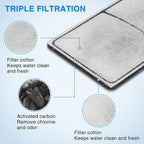 HiTauing 6 Packs PF-S Filter Cartridge for PF10 Power Filters, Only Fit to Model PF10 Power Filters