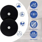 Trash Can Deodorizer, Garbage Can Deodorizer with Magnetic Suction, Diaper Pail Deodorizer, Odor Filter Refills for Dog Poop Trash Can Outside, Natural Activated Carbon Filter, 2 Pack