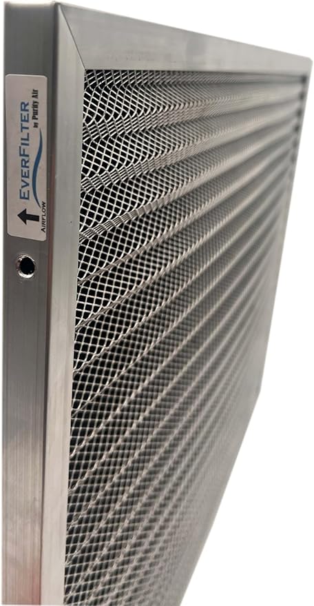 20x22x1 Electro-static Air Filter (1-Ct) AC Furnace Filter, Reusable & Washable 4-Stage Electrostatic Filter for Residential and Commerical HVAC (Actual Size:19.75 x 21.75 x 0.75 Inches)