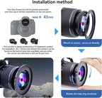43mm to 62mm Lens adapter/43mm Lens to 62mm Camera Filters Ring Compatible All 43mm Camera Lenses to 62mm UV CPL ND Filter Accessory and 62mm Camera Accessory