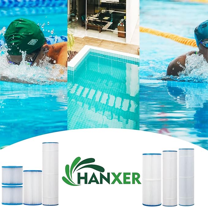 HANXER® C-8325 Spa Filter Cartridge Replacement for Sundance Spa Filter 6540-490, Filbur FC-2790, PSD125U, 817 0050, 03FIL1400, 81254, 125 Sq.Ft. Spa Hot Tub Filter, 1 Pack