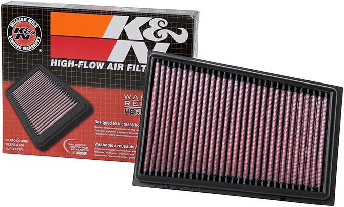 K&N Engine Air Filter: Reusable, Clean Every 75,000 Miles, Washable, Premium, Replacement Car Air Filter: Compatible with 2007-2015 RENAULT/NISSAN (Koleos, Dualis, Qashqai, X-Trail, I, II), 33-2944