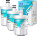ICEPURE Alkaline 5231JA2002A Refrigerator Water Filter Replacement for LG LT500P, ADQ72910901, GEN11042FR-08, Kenmore 9890, ADQ72910907, LFX25973S, LFX25974ST, 46-9890, LSC27925ST, Enhances PH, 3Pack