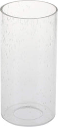 GoLucky Clear Bubble Cylinder Bubble Glass Shade Accessory Glass Lamp Fixture Shade Replacement Glass Pieces with 1-5/8 Inch Fitter 3.5"(D)8"(H) Multiple Specifications