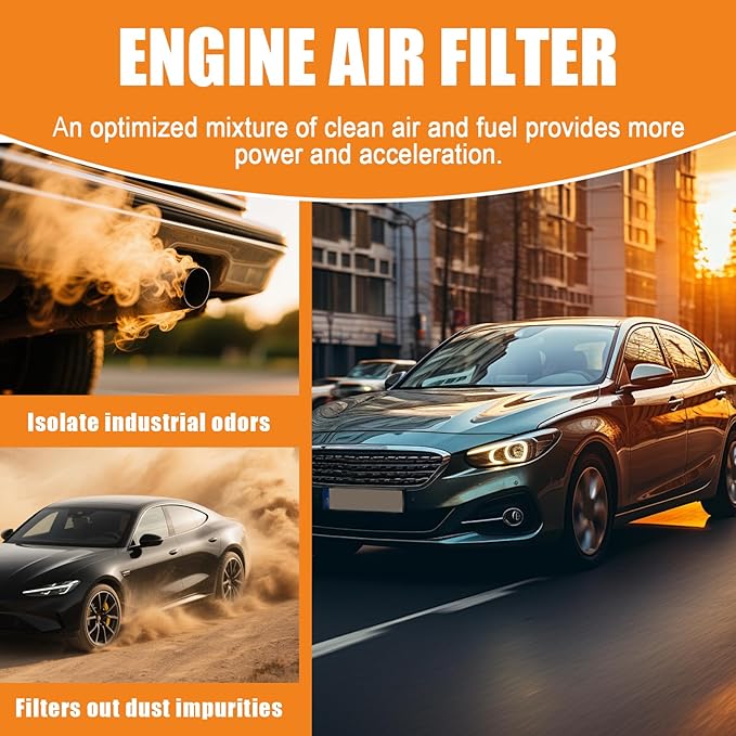 Engine Air Filter for Ram 1500, 1500 Classic, 2500, and 3500 | 53032404AA、68441763AA、53032404AC、68386779AA、53032404AB、68319604AA