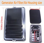 5500 6000 Watt Generator Air Filter Housing Box/Cover Assembly for 6500 8750 9000 9500 Watt Air Filter Cleaner Box Compatible with Predator Generators