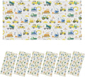 6 Pcs Fluorescent Light Covers for Ceiling Lights Construction Vehicles Excavators Dump Trucks Cranes Safety Signs Decorative Magnets Light Filters for Office Home Classroom Must Haves 4’ x 2’