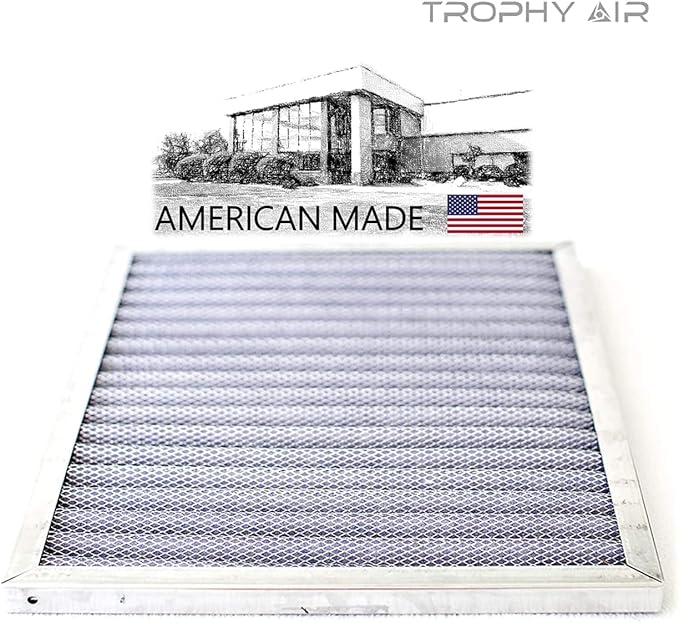 | Merv 8 | Washable & Reusuable AC/Furnace Filter | Lifetime HVAC & Furnace Air Filter | Washable | Superior particle-holding Ability | Premium Quality Aluminum | 12x20x1