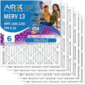 AIRX FILTERS WICKED CLEAN AIR. 28x30x2 Air Filter MERV 13 Electrostatic Pleated Air Conditioner Filter 6 Pack HVAC AC Furnace Filters