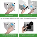 TPAP001 Replacement Filter, Only Compatible with TOPPIN TPAP001 Comfy Air C2 Air Purifi-er, 3-in-1 Efficient Filtration for TOPPIN TPAP001 Filter, TPFF001【Not Fit TPAP002 TPAP004 TPAP005 】