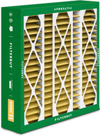 Filterbuy 20x25.25x3.5 Air Filter MERV 11 Superior Pet & Allergy Defense (2-Pack), Pleated HVAC AC Furnace Filters for AprilAire Space-Gard 102 & 2120 (Actual Size: 19.94 x 25.38 x 3.75)
