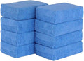 Microfiber Applicator Pads, 8 Pcs Soft Foam Core Detailing Pads for Wax, Sealant, Dressing, Interior & Exterior Car Care