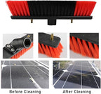 Spray Bar Kit Window Cleaning Brush, Outdoor Window Glass Solar Panel Cleaning,Extendable Cleaner For Greenhouse Roofs, Cleaning Photovoltaic And Solar Panels/35Cmbrushhead/12M/3,35cmbrushhead,7.2M/2