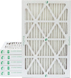 Glasfloss 12x24x2 MERV 10 (FPR 5-6) 2" Inch Pleated Air Filters Box of 6. Actual Size: 11-3/8 x 23-3/8 x 1-3/4