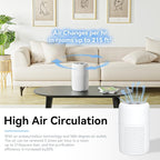 4 Pack YARIKI P60 Air Purifier Replacement Filters,Compatible with TPLMB/YARIKI P60 and Vhoiu KJ50 Air Purifier,3-in-1 Filtration System,P60-RF