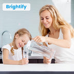 Brightify 10"x2.5" 5 Micron Carbon Water Filter, Whole House Carbon CTO Water Filter Cartridge Replacement Fits Culligan D-10A, P5-D, DuPont WFPFC8002, SCWH-5, GE FXWTC, Whirlpool WHCF-WHWC, 6 Pack