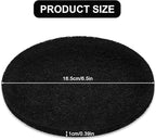 10Pcs 6.5 Inch Charcoal Filters for Kitchen Compost Bin, Replacement Activated Carbon Filters for Countertop Compost Pail Home Bucket Refill Sets, Round