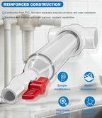 1-1/2" Spin Down Sand Separator for 50 Gpm Sediment Water Filter System, PVC Slip Fit Connections, 100 Mesh