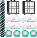 11 Pack AZ4002 Replacement filter for Shark Detect Pro Vacuum AZ4000 AZ4002 AZ4000C, 1 Roller Brush, 2 HEPA Filter, 4 Foam & Felt Filters, 4 Odor Neutralizer Cartridge
