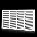 24x12 Return Air Grille(Duct Opening Size),Air Return Vent Cover,Flat Vent Cover,Rejillas De Aire Acondicionado para Casa,Return Air Grilles,Outer Dimensions:25.75"Wx13.75"H(24"Wx12"H, Duct Opening)