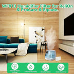 kakofaci 6 Pack WF813 Humidifier Filters Replacement Compatible with Equate EQWF813 PCWF813 Relion RCM832 RCM-832N Protec RWF813 EQ-2119-UL PCCM-832N Cool Mist Humidifiers Wick Filter