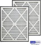 PUREBURG 20x25x3 Replacement Filter Compatible with Zephyr VGF Series 20x25x3 Whole Home Return Air Grille Filter,2-Pack Merv13