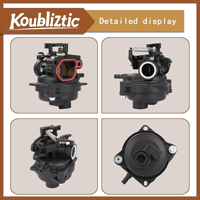 285286 Carburetor Kit For Troy-Bilt 875exi Power Washer Compatible with Briggs and Stratton 597096 595553 875 exi series Engines With Air Filter/Cover