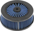 HDBUBALUS Motorcycle Air Filter Inner Element Fit for Harley Sportster Dyna Softail Touring 1 Pcs (Blue)
