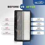 Engine and Cabin Air Filter Combo for Acura MDX 3.5L 2022-2026,Honda Pilot 3.5L 2023-2026 Air Filter Replacement #CF11182 17220-61A-A00 Car Accessories 2 Pack