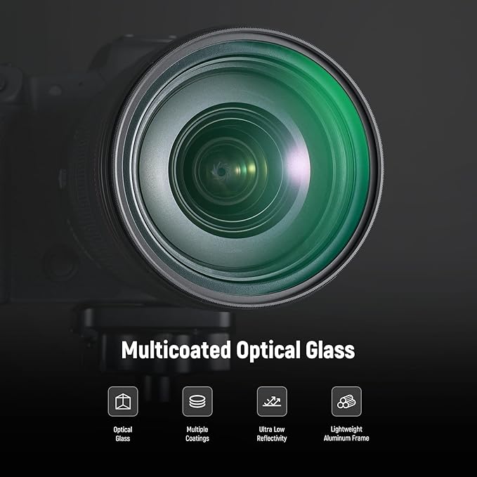 NEEWER 72mm Black Diffusion 1/4 Filter Dreamy Soft Cinematic Effect Filter Ultra Slim Water Repellent Scratch Resistant Optical Glass Multiple Nano Coatings for Video/Vlog/Portrait Photography