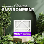 10x10x1 MERV 11 (5-Pack) Pleated Air Filter (Actual Size: 9.50" x 9.50" x 0.75") MPR 1000-1200 & FPR 7, Furnace Air Filters, 10x10x1 air filter