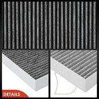 A-Premium Cabin Air Filter with Activated Carbon Compatible with Infiniti M35h 2012-2013, M37 2011-2013, M56 2011-2013, Q70 2014-2019, Q70L 2015-2019 Replace# 272771ME0B