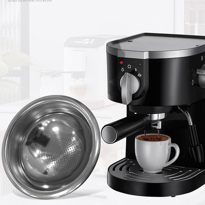 Commercial Grade 58mm Spherical Coffee Basket 58-Hole Stainless Steel Filter for Fast Espresso Extraction Tool Stainless Steel Spherical Coffee Filter Basket
