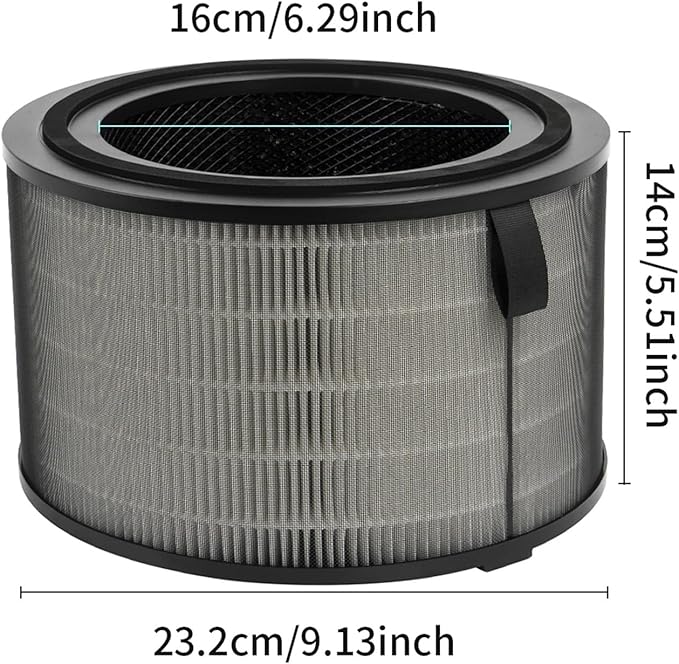 Air Filter, Compatible For Philips, Air Purifiers AC0950/10 AC0951/13 AC0820/10 AC0830 AC0650/10 AC0651/10 AC3210 AC3220 AC4220(FY0910)