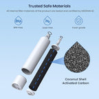 GLACIER FRESH Replacement for RPWFE, RPWF (Built-in CHIP) Refrigerator Water Filter, Compatible with GFE28GYNFS, GFE28GELDS, PFE28KELDS, PFE28KYNFS, GFD28GELDS, PWE23KELDS, PWE23KMKES, 2 Pack