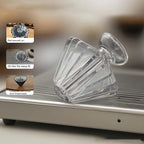 PC Coffee Filter Press Tool for Enhanced Brewing & Leakproof Extraction Efficiency Coffee Filter Paper Pressure Tool