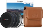 7artisans Nano Magnetic Filter UV Filter ND Light Reduction Filter/CPL Polarization Filter/GND Gradient Filter/Black Mist 1/4 Portrait Photography Filter Suitable for Lens(72mm 3-in-1 Set)