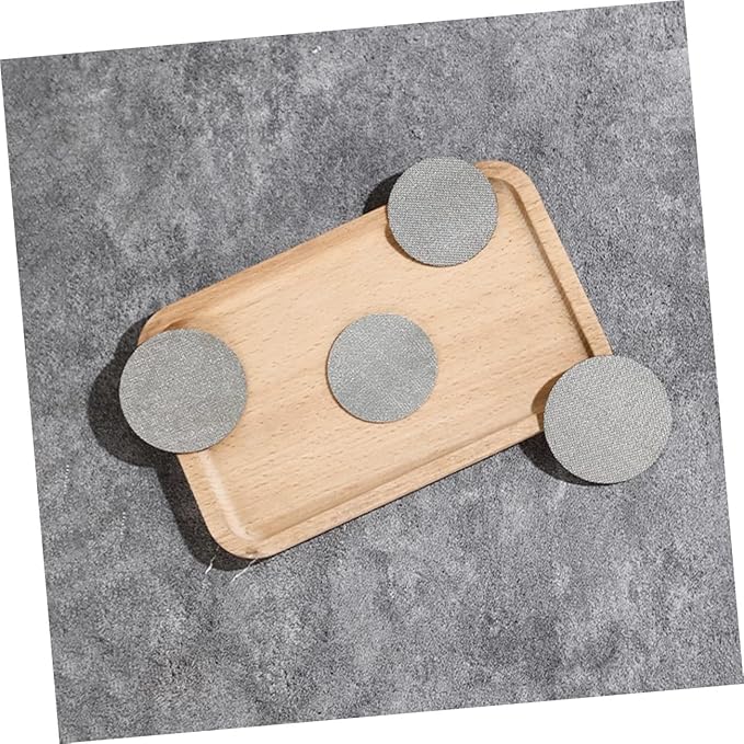 KICHOUSE 2pcs Reusable Espresso Filter Mesh Screen Stainless Steel Espresso Filter Plate Compatible Machines Coffee Extraction Easy to Install Maintain