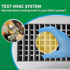 Mold Test Kit for Home - 6 Simple Mold Test kit,Test HVAC System,Surfaces & Indoor Air Quality,DIY Mold Detector at Home,Includes Detailed Mold Identification Guide,air Tester