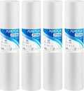 PUREPLUS 20 Micron 20" x 4.5" Whole House Sediment Home Water Filter Replacement Cartridge, Compatible with DGD-5005-20, AP810-2, P5-20BB, FP25B, FPMB5-20, 155358-43, SDC-45-2005, 4 Pack