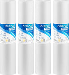 PUREPLUS 20 Micron 20" x 4.5" Whole House Sediment Home Water Filter Replacement Cartridge, Compatible with DGD-5005-20, AP810-2, P5-20BB, FP25B, FPMB5-20, 155358-43, SDC-45-2005, 4 Pack