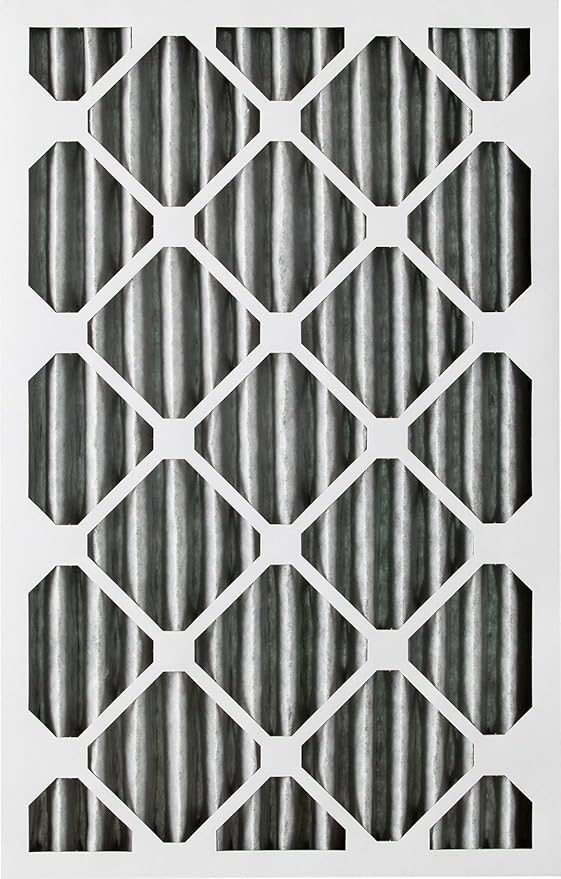 Nordic Pure 20x25x2 (Actual Size: 19 1/2 x 24 1/2 x 1 3/4) Furnace Air Filters MERV 10 Pleated Plus Carbon 3 Pack