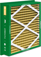 Filterbuy 24x24x5 Air Filter MERV 11 Superior Pet & Allergy Defense (2-Pack), Electrostatic Pleated HVAC AC Furnace Filters Replacement for Honeywell Return Grille (Actual Size: 22.38 x 22.38 x 4.38)