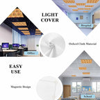 Tropical Plant Cactus Fluorescent Light Covers 4 Pack Western Cowboy Horse Sunset Desert Ethnic Magnetic Fluorescent Ceiling Lights Filters for Office Classroom Home Drop Ceiling 4x2 Feet