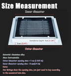 Louvered Vent/Access Panel, Decorative Removable Grille Filters Covers with Mesh Cover, Wall and Ceiling Inspection Service Door Loft Hatch(30x50cm/11.8x19.7in)